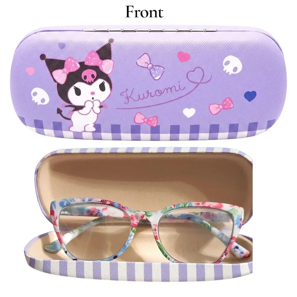 Kuromi Kawaii Glasses Case | Hard Shell Eyeglass Case | Reading Glasses Case | - Picture 3 of 6